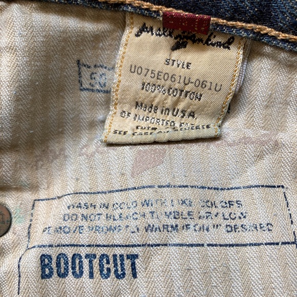 7 For All Mankind Ripped Boot Cut Jeans - Picture 5 of 5